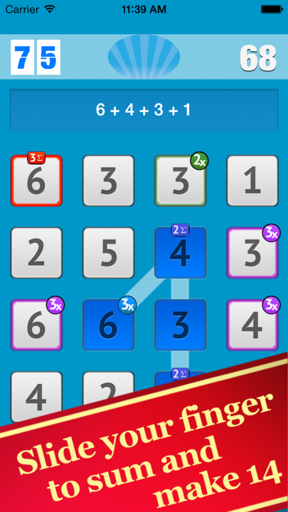 Fourteen screenshot